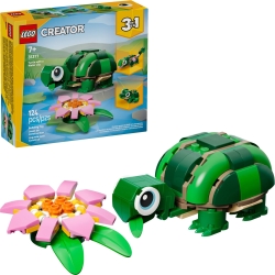 Klocki LEGO 31377 Żółw i Kwiat Lilii Wodnej CREATOR